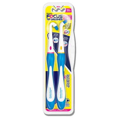 Piksters toothbrush forward and backward bend 2 piece Connect Forward&Reverse Focus Brush