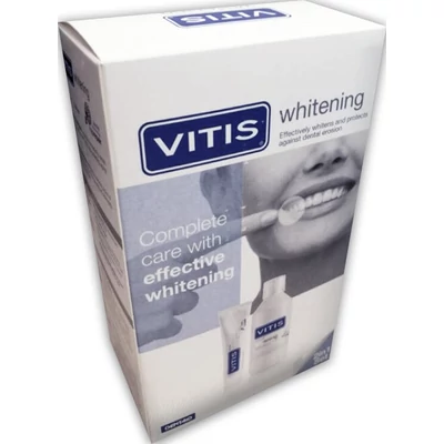 Kit VITIS Whitening szájöblítő 500ml + fogkrém 100ml